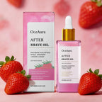 Strawberry Scented Soothing After Shave Oil for Hair Removal
