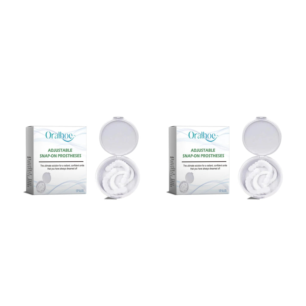 Adjustable Snap-On Dentures for Instant Smile Makeover