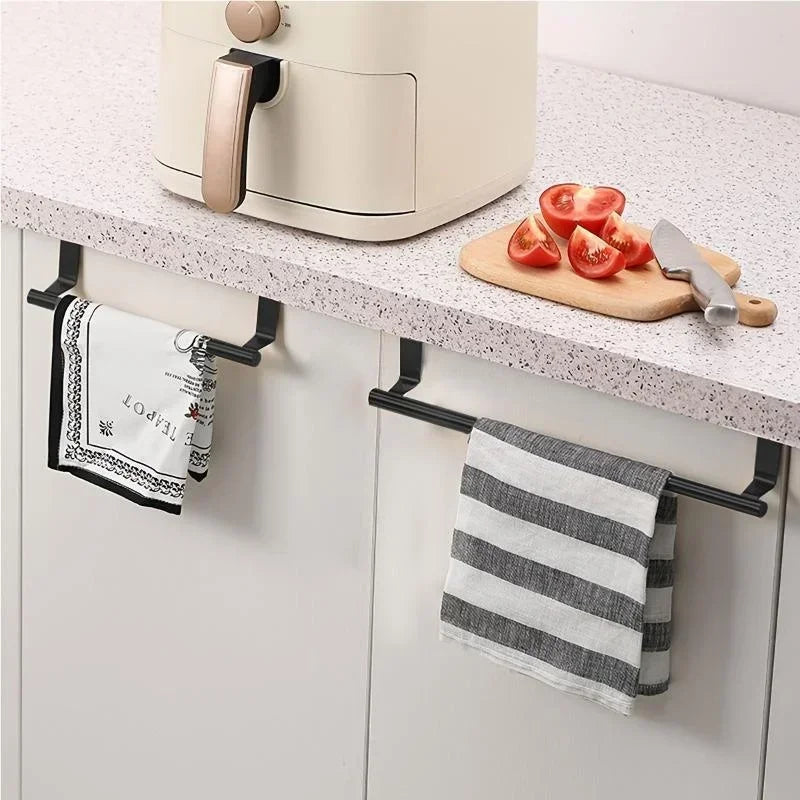 Over-Cabinet Stainless Steel Towel Rack - 2