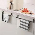 Over-Cabinet Stainless Steel Towel Rack