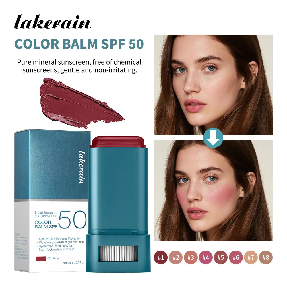 Tinted Sunscreen Blush Stick with SPF 50 - 1