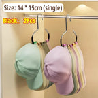 Multifunction Space Saving Hat and Accessory Organizer Hanger