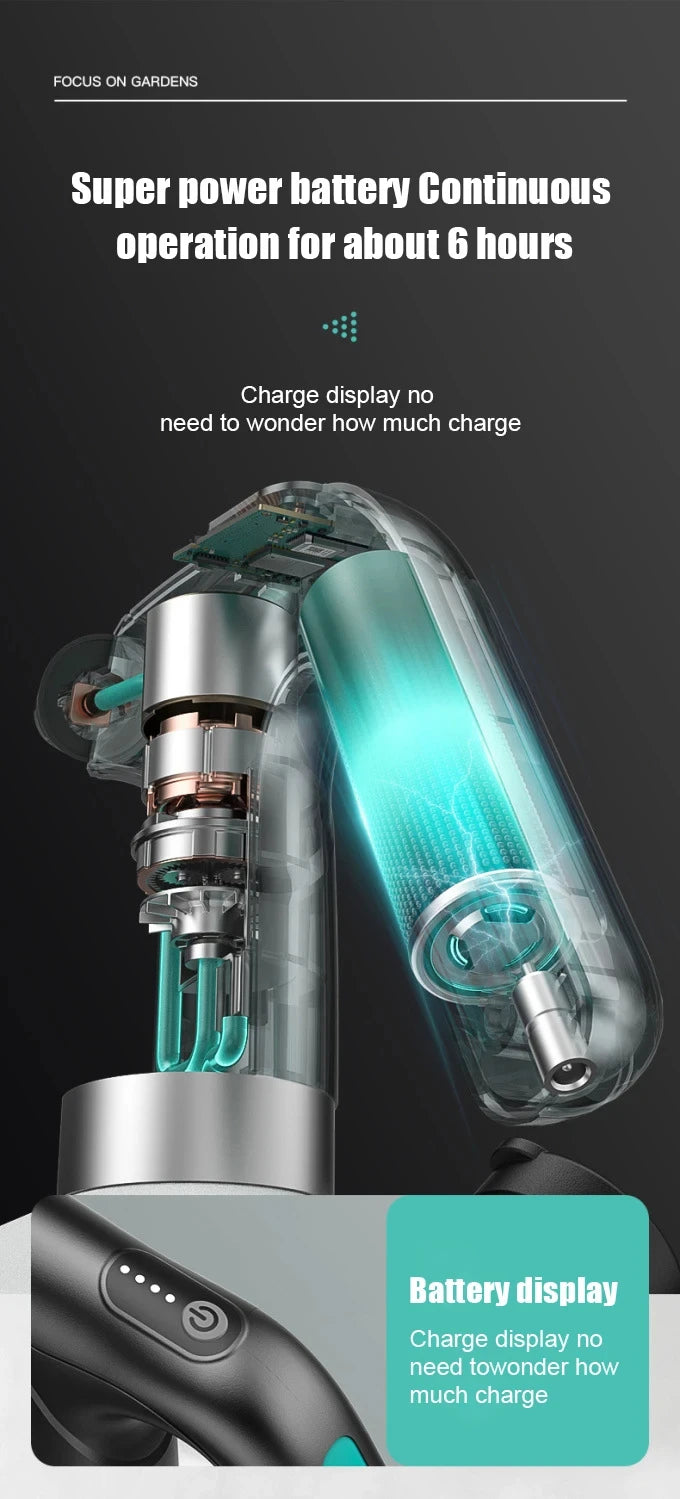 2L Electric Automatic Watering Can for Gardening