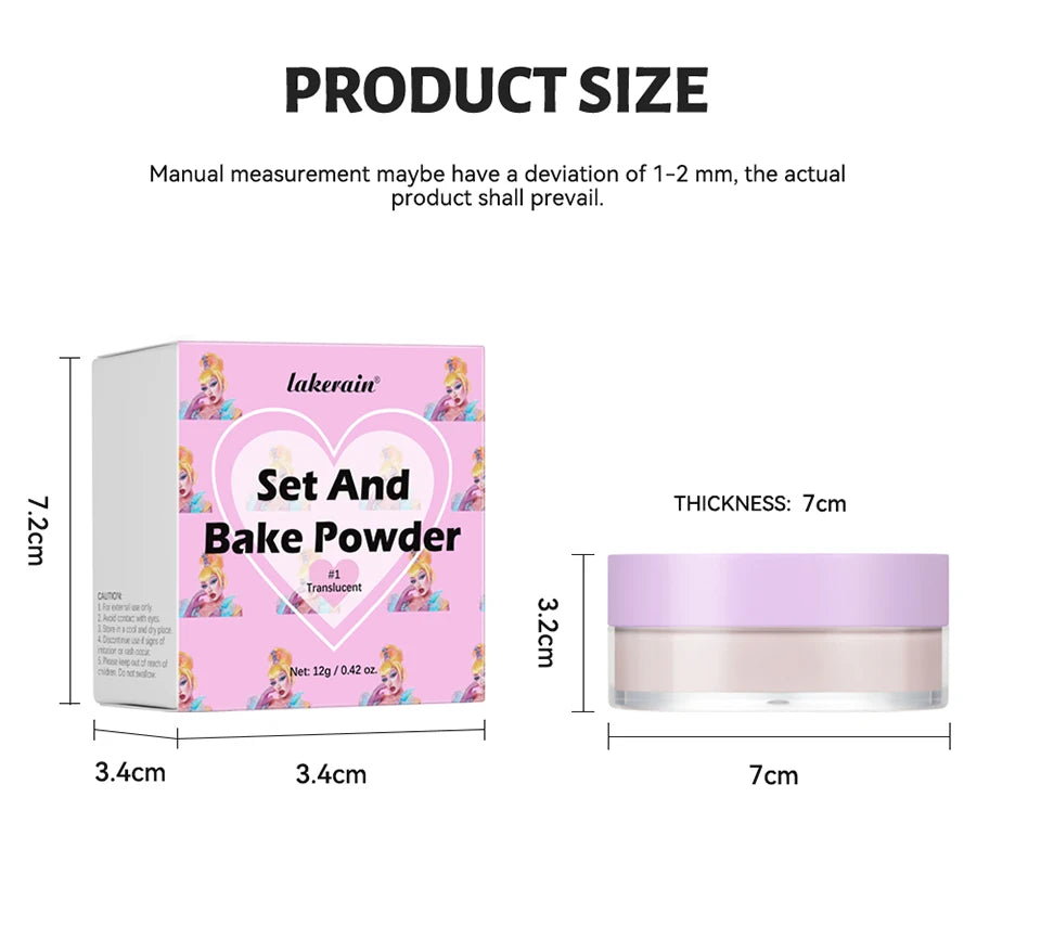 Oil-Control Matte Setting and Baking Face Powder