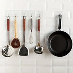 Transparent Self-Adhesive Heavy Duty Wall Hooks