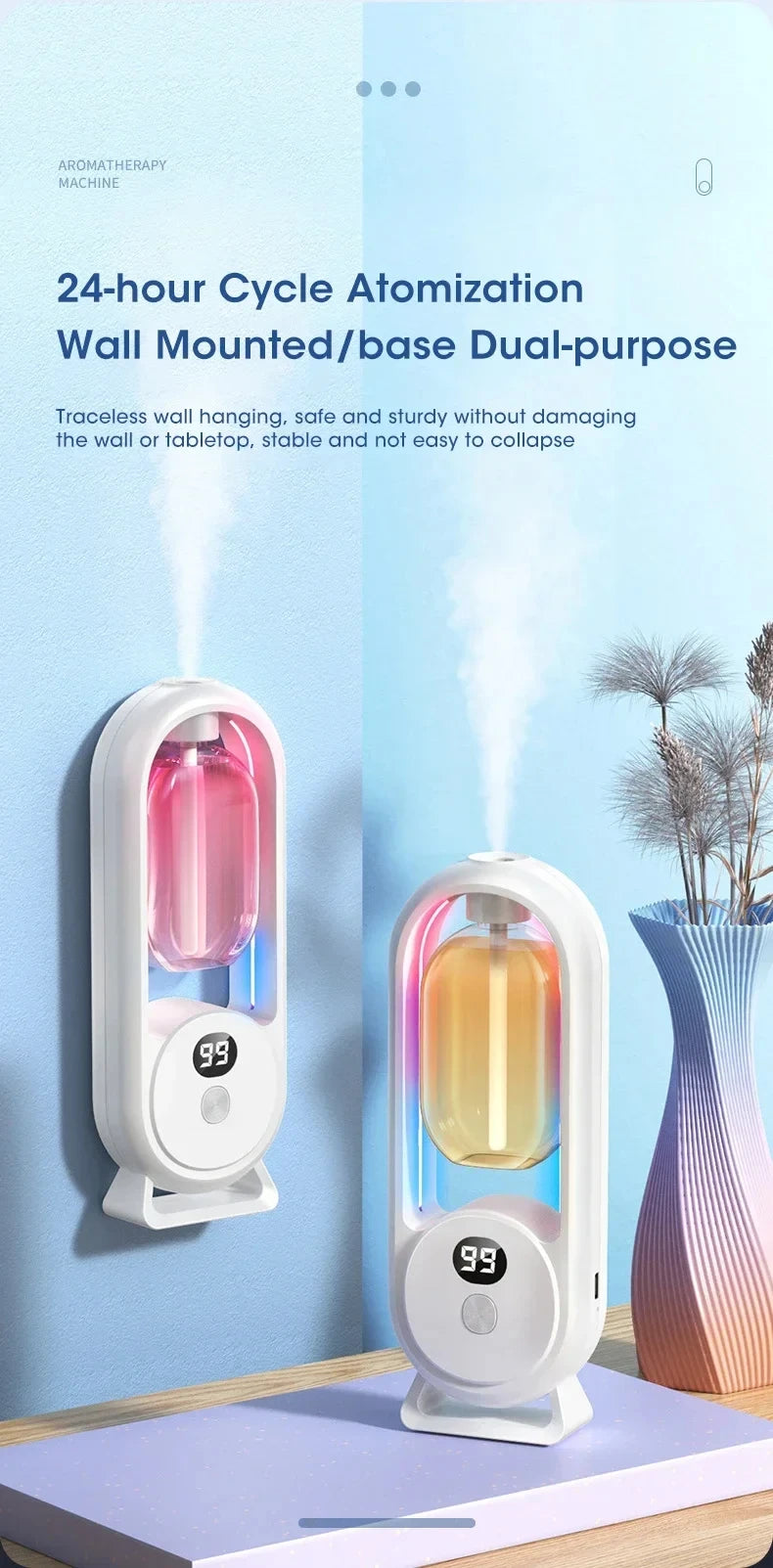 Automatic Essential Oil Scent Diffuser for Home Fragrance - 15