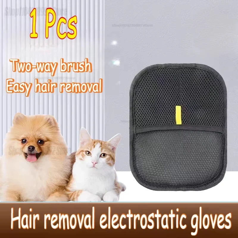 Deshedding Pet Hair Removal Grooming Glove