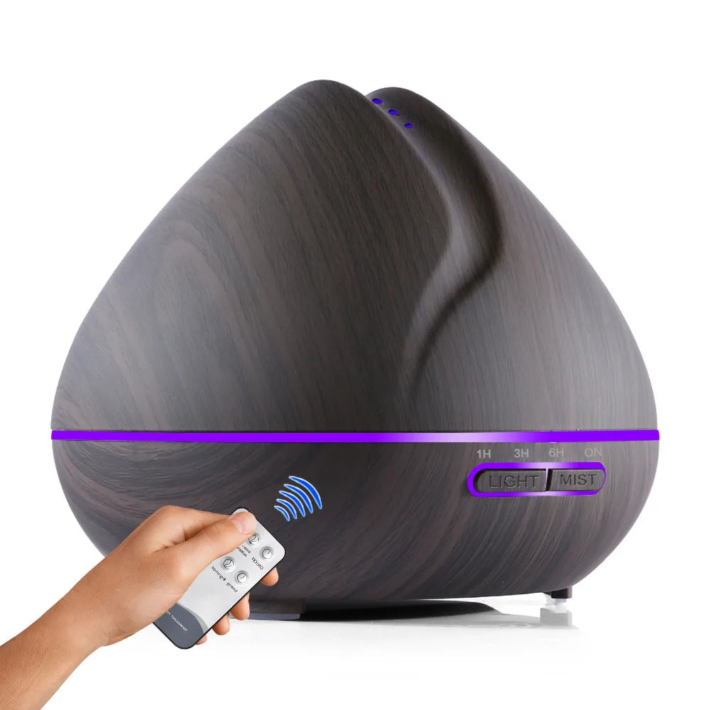 Ultrasonic Aroma Diffuser with 7 Color LED Lights and Remote Control