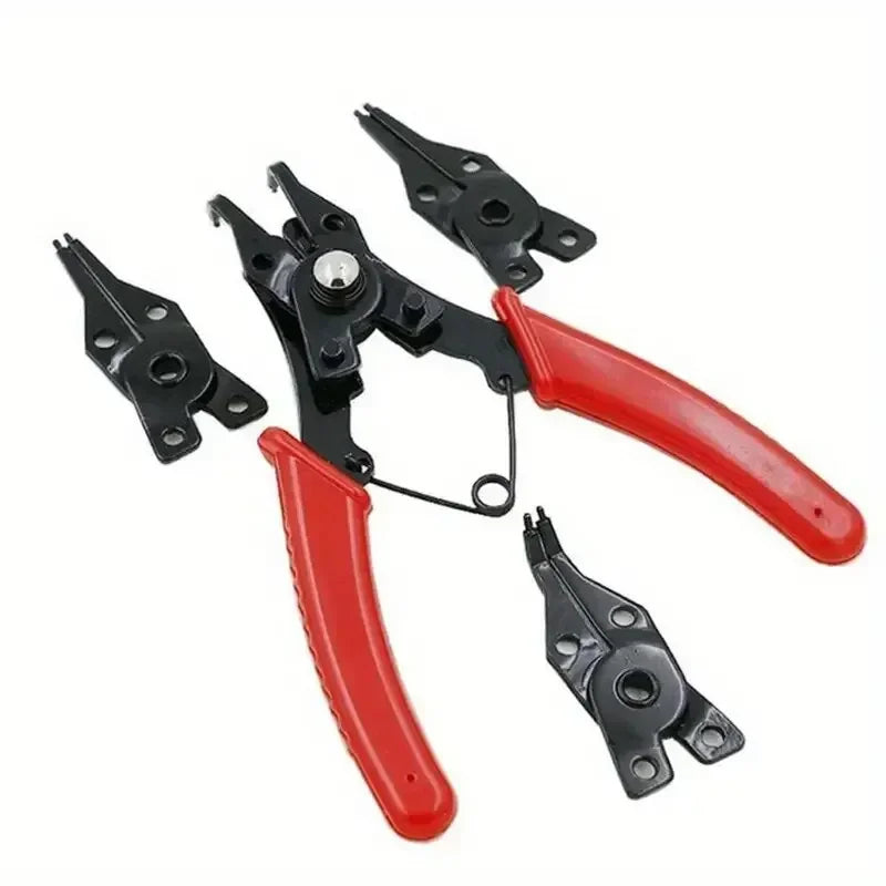 4-in-1 Interchangeable Circlip Pliers Set - 6