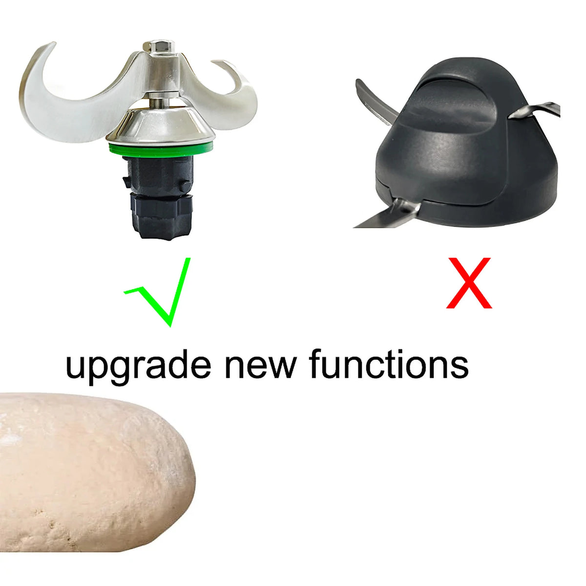 Dough Kneading Blade for Kitchen Mixer