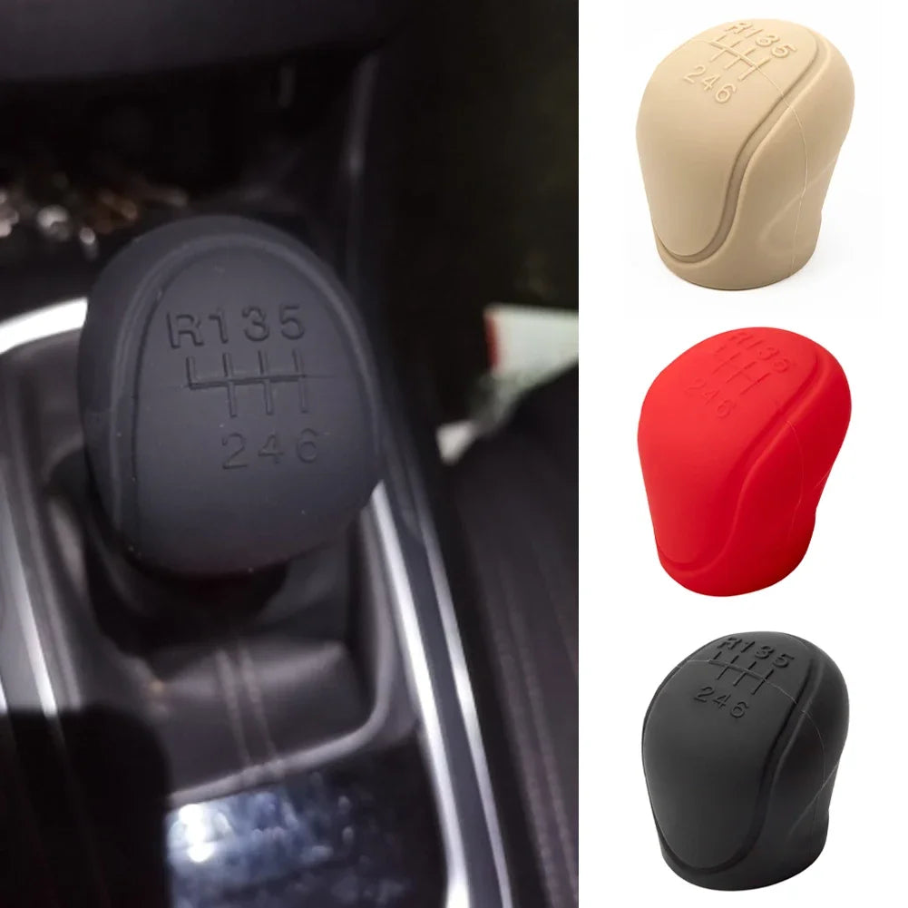 Non-Slip Silicone Car Gear Shift Knob Cover