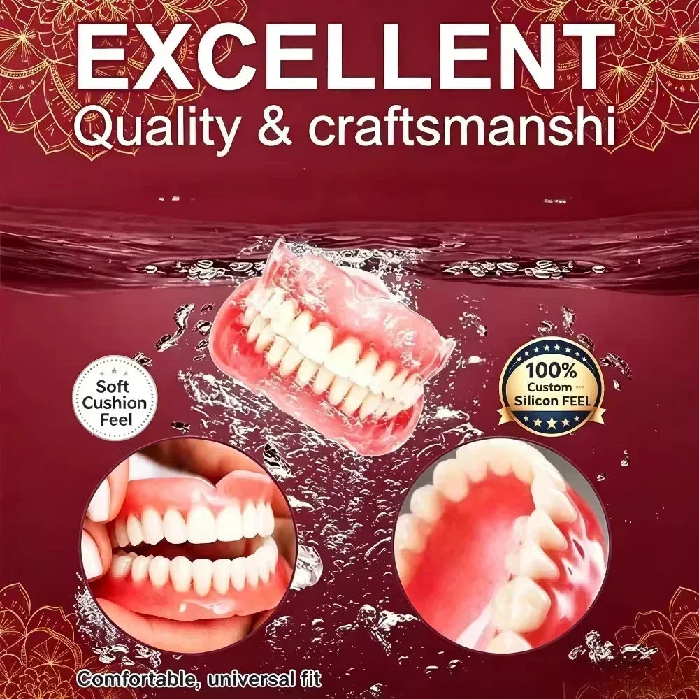 Full Mouth Silicone Denture Set for Adults