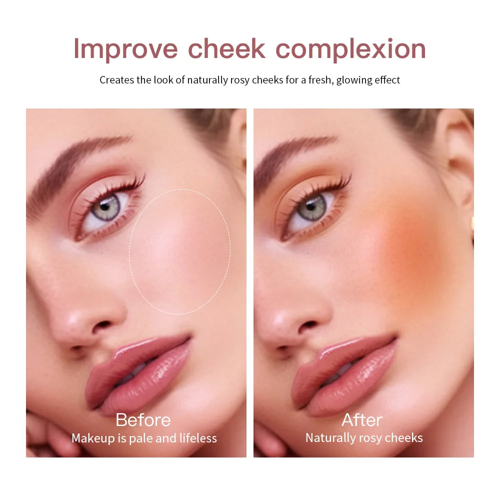 Matte Embossed Cheek Blush Palette