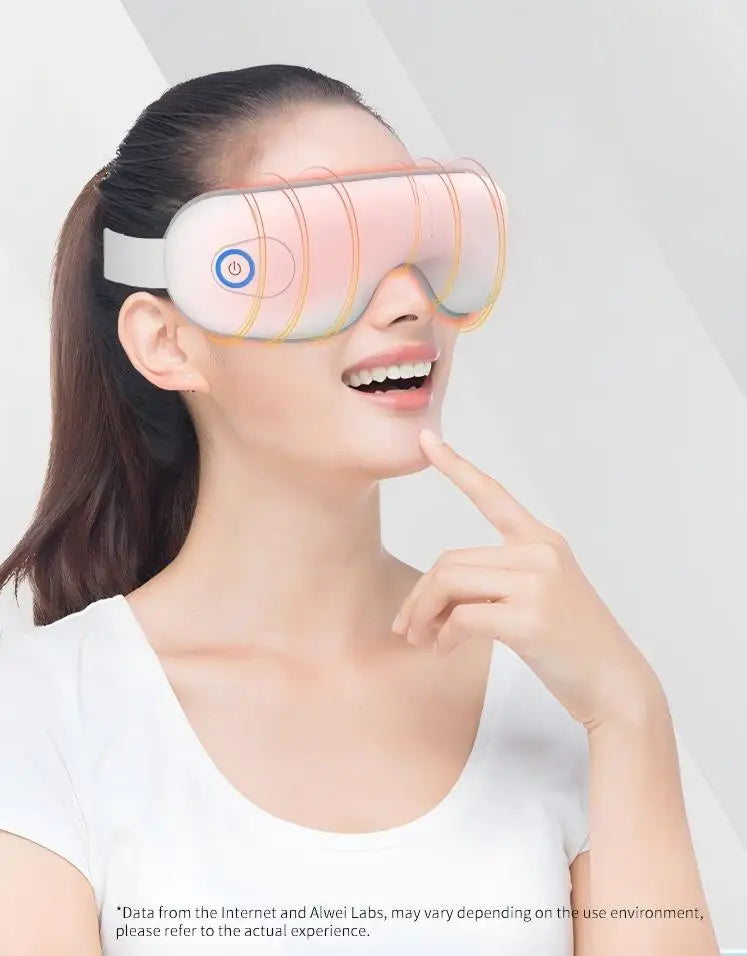 Rechargeable Eye Massager with Air Pressure and Heat - 11