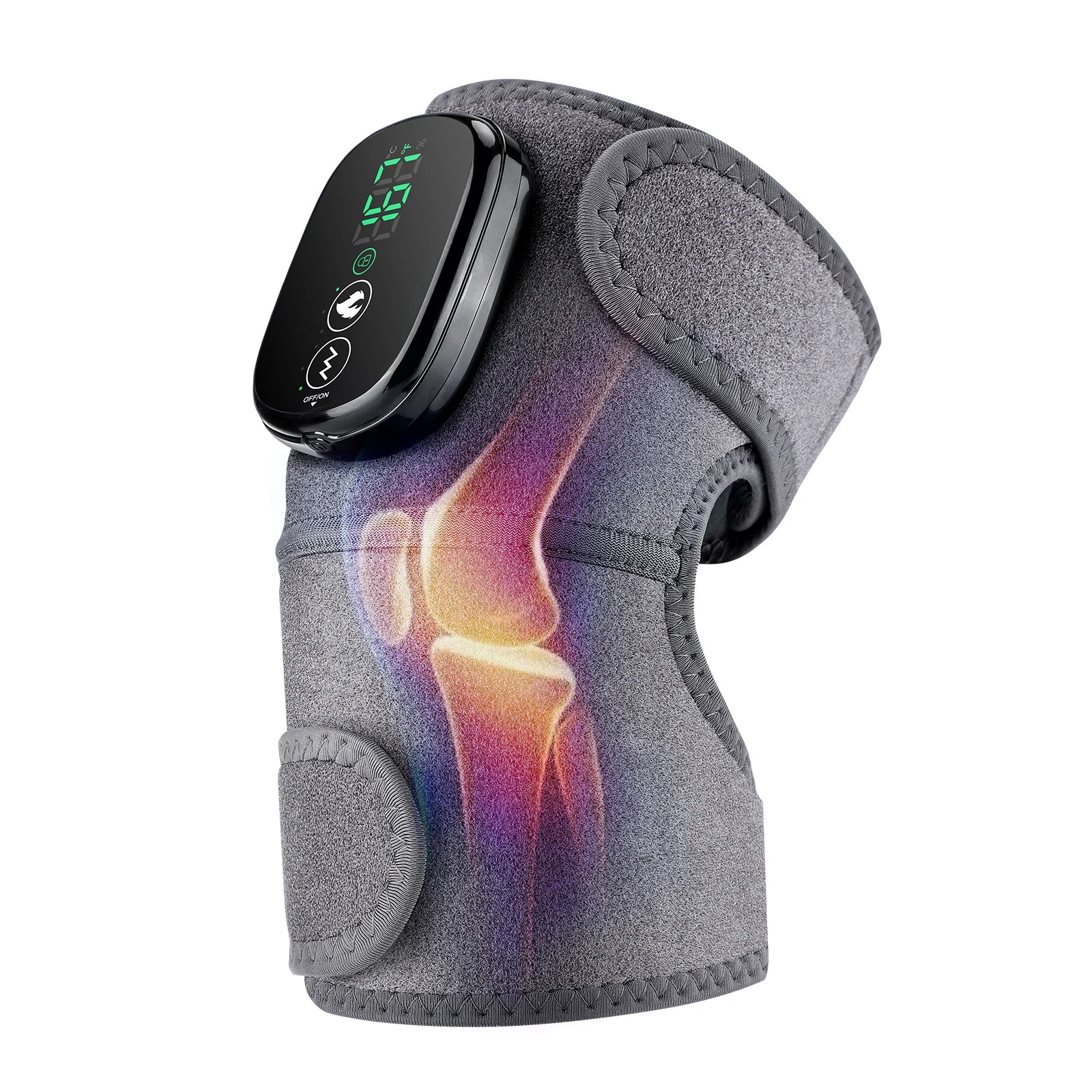 Heated Vibration Knee Massager for Joint Pain Relief - 15