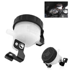 Universal Motorcycle Front Brake Fluid Reservoir Cup with Bracket