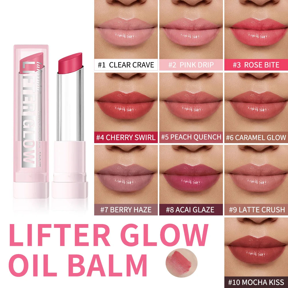 Hydrating Glow Lip Balm for Glossy Plump Lips