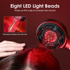 Electric Scalp Massage Comb with Serum Applicator for Hair Growth