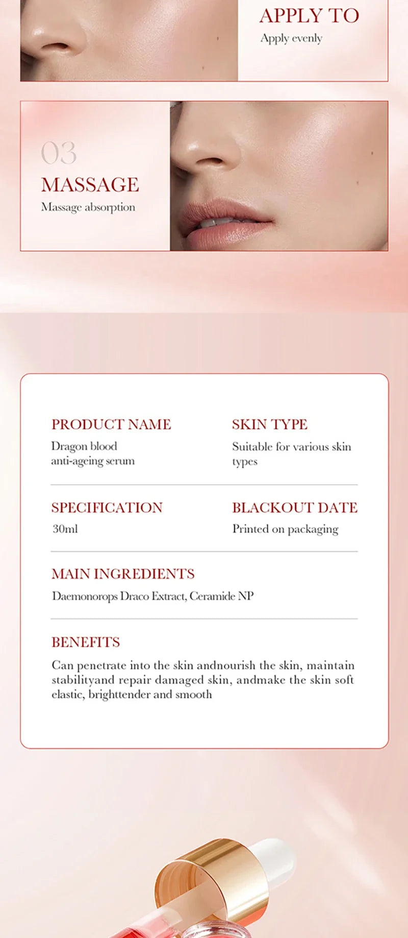 Dragon Blood Anti-Aging Facial Firming Serum - 15