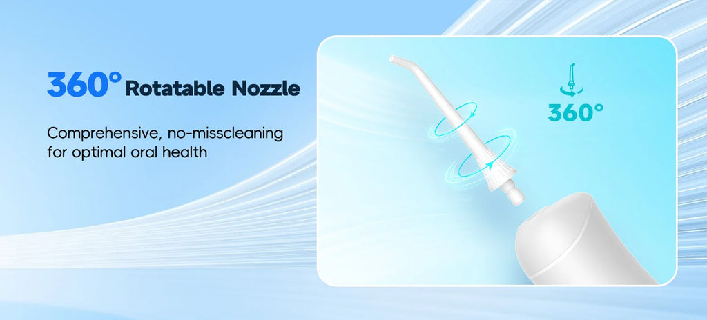 Portable Cordless Water Flosser for Teeth Cleaning