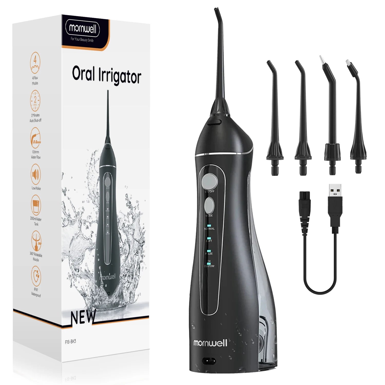 Portable Cordless Water Flosser for Teeth Cleaning - 12