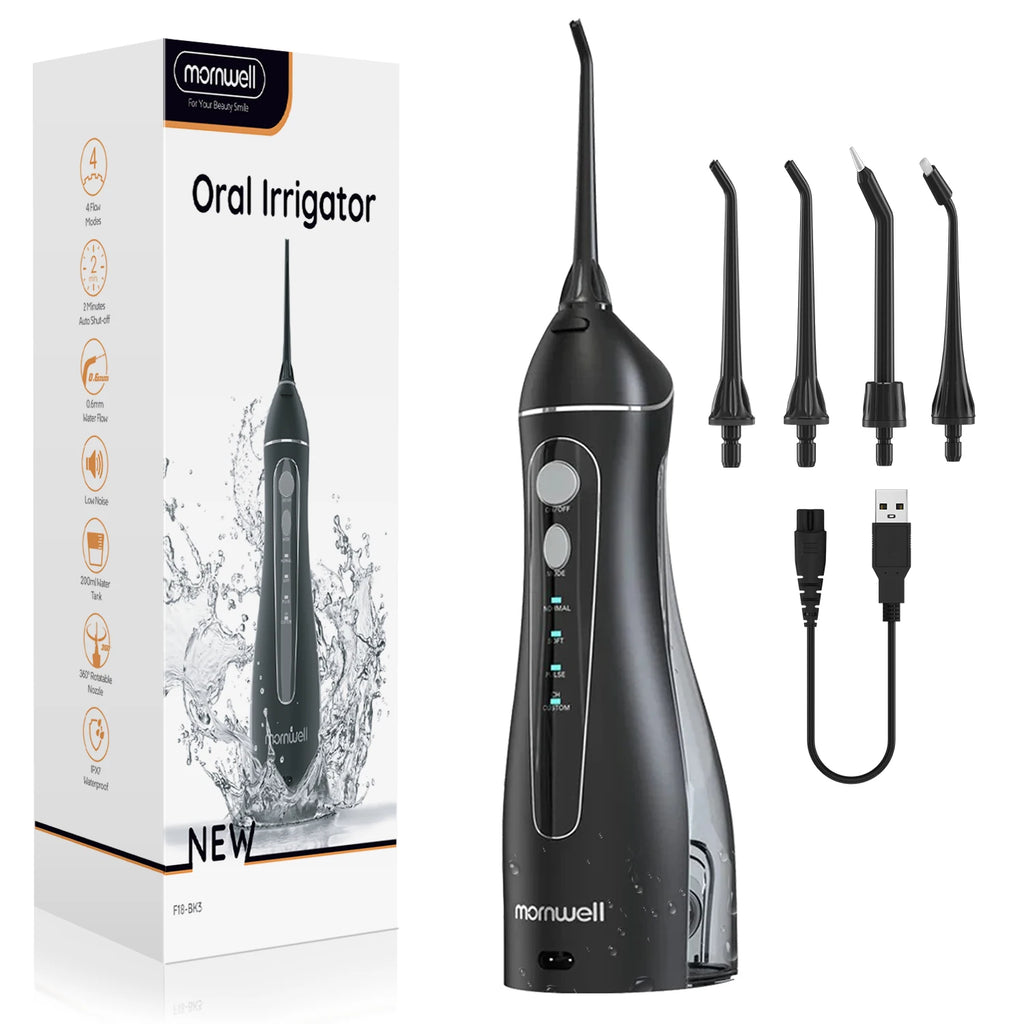 Portable Cordless Water Flosser for Teeth Cleaning