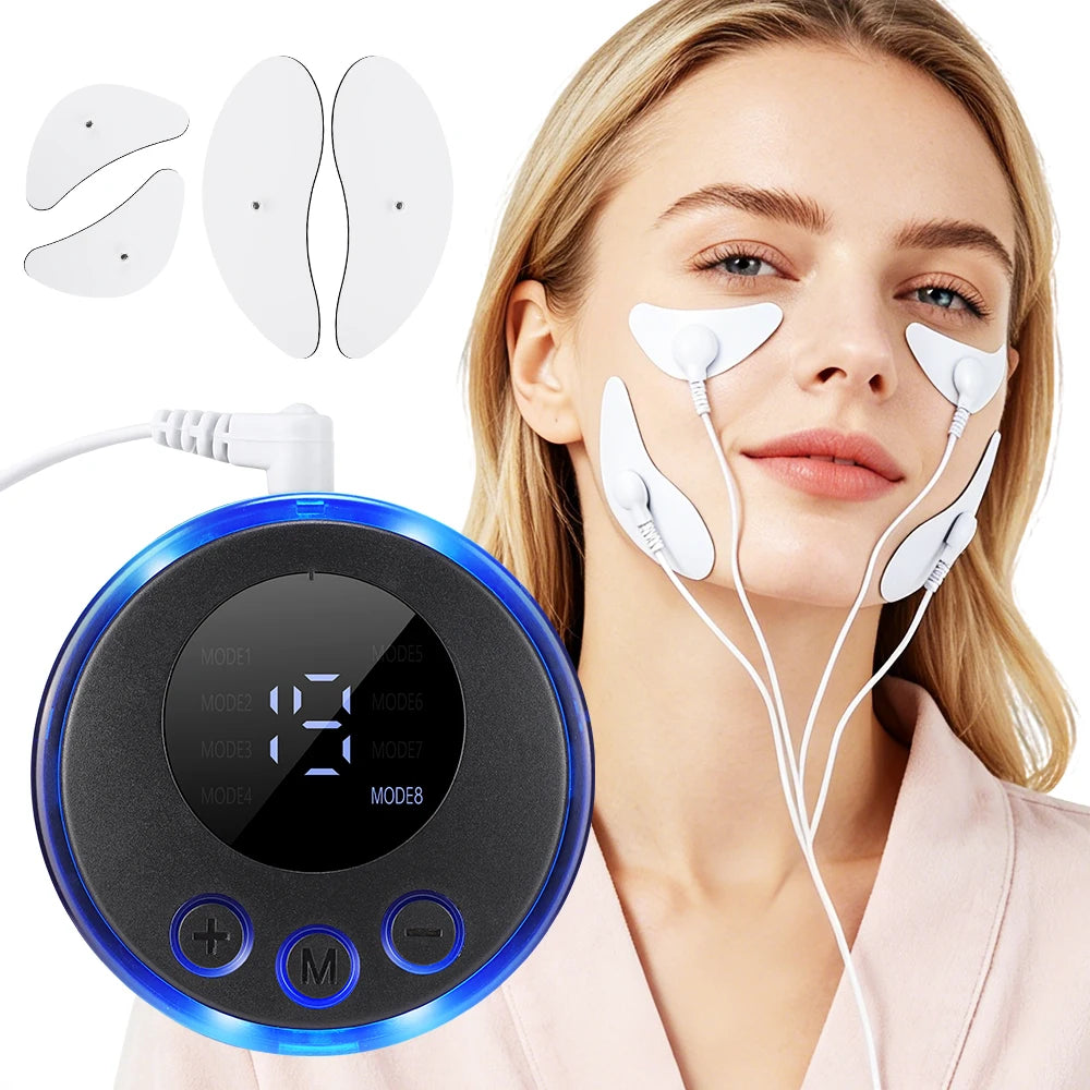 Electric EMS Facial Lifting and Eye Massage Stimulator - 1