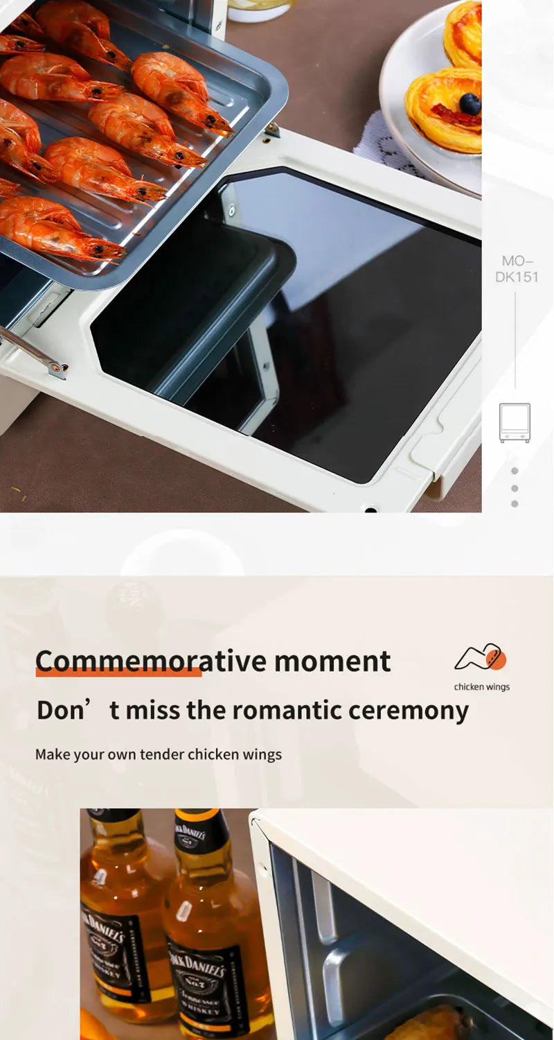 12L Mechanical Air Fryer Toaster Oven for Kitchen