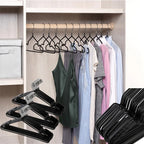 Heavy-Duty Non-Slip Metal Clothes Hangers for Closet Organization