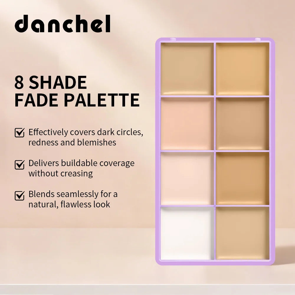 8-Shade Cream Concealer and Contour Palette - 10