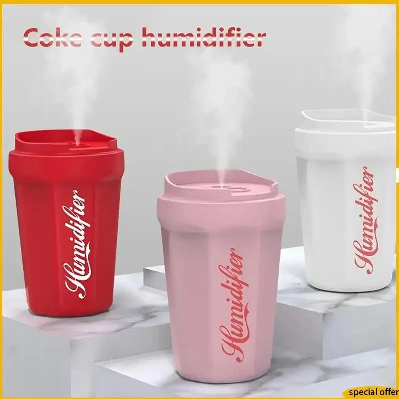 Portable Cup-Shaped USB Desktop Air Humidifier - 1