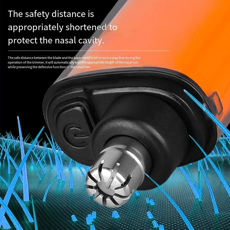 Rechargeable Portable Nose and Ear Hair Trimmer
