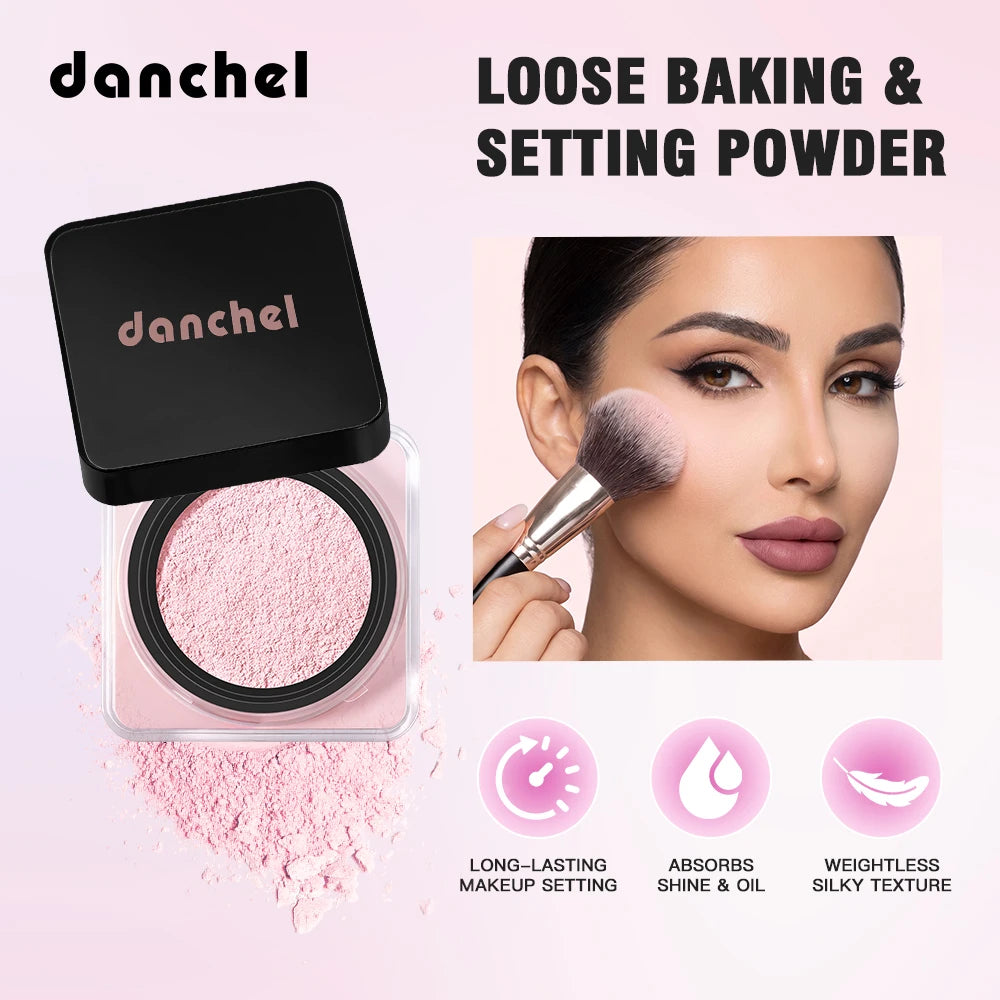 Matte Oil-Control Loose Setting Powder for Flawless Makeup - 2
