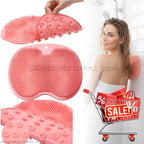 Non-Slip Silicone Shower Foot and Back Scrubber Mat