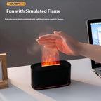 Flame Effect Aromatherapy Humidifier for Home and Bedroom