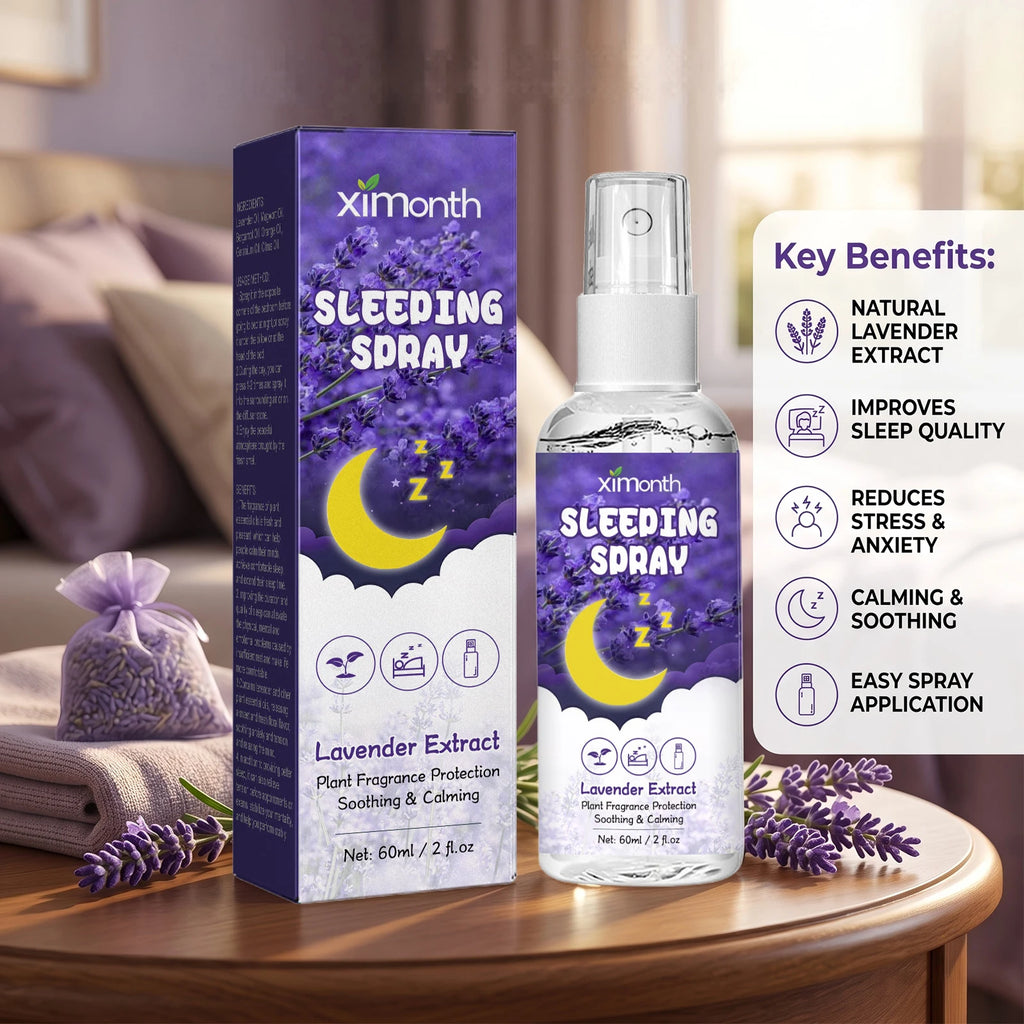 Lavender Calming Sleep Spray for Anxiety and Relaxation