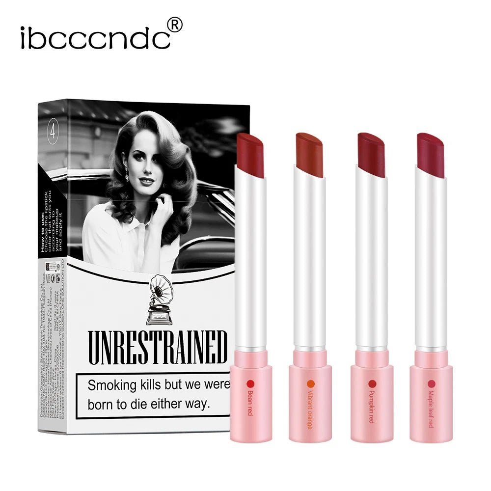 Matte Velvet Cigarette Lipstick Set - 2