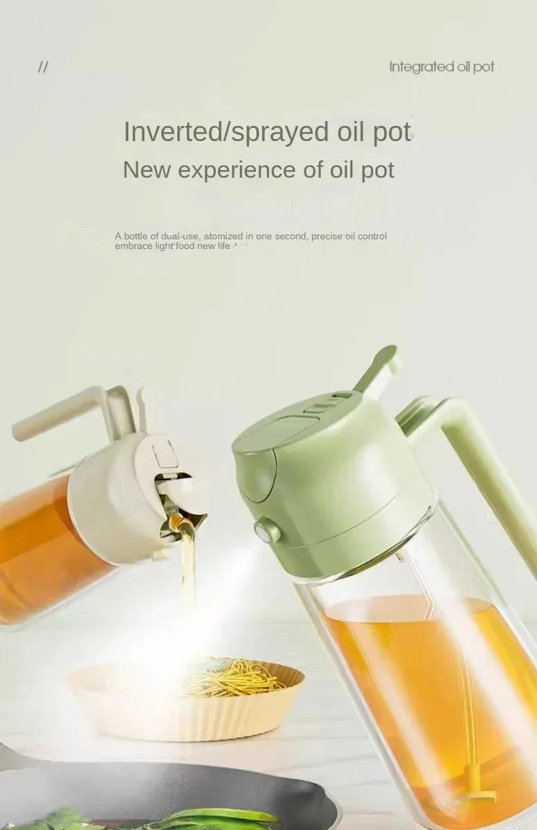 2-in-1 Dual Function Oil Spray and Pour Dispenser