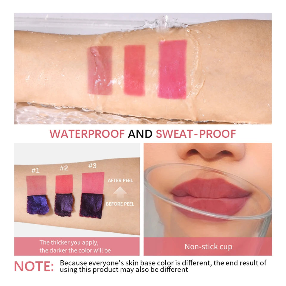 Peel Off Waterproof Lip Stain Tint - 13