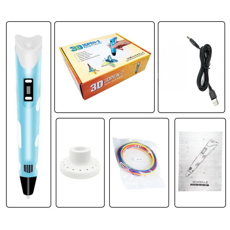 3D Printing Pen for Kids DIY Creative Drawing - 19