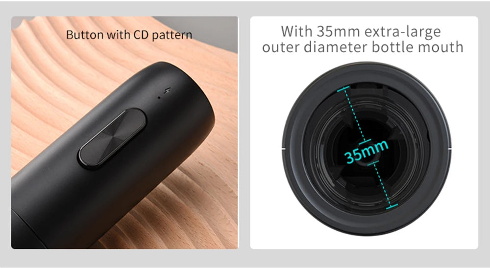 Automatic Rechargeable Electric Wine Bottle Opener Set