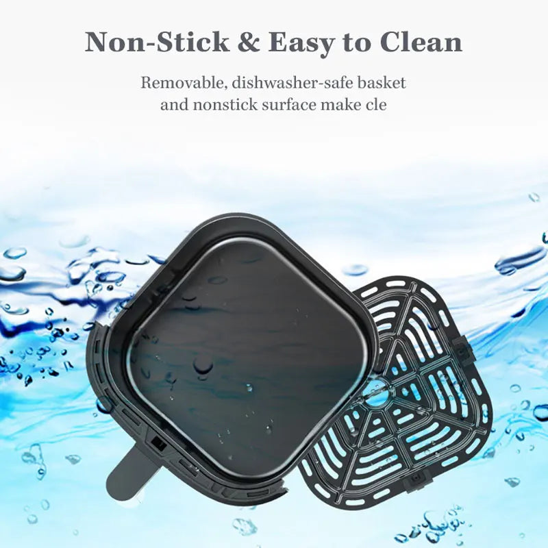 4.5L Stainless Steel Digital Oil-Free Air Fryer - 4