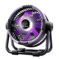 Portable Rechargeable Camping Fan with Night Light and Power Bank