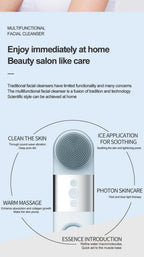 Hot and Cold Sonic Facial Cleansing Brush
