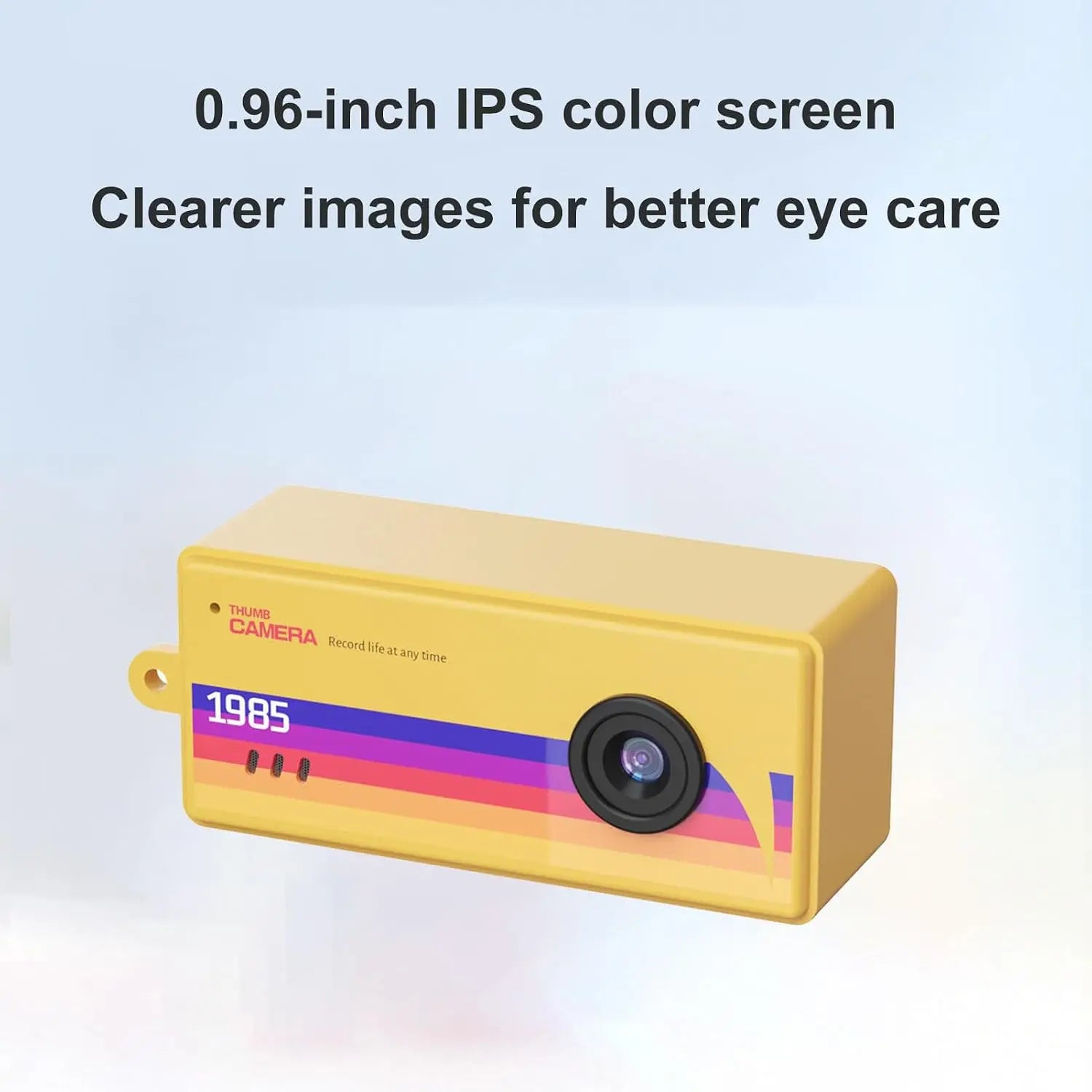 Mini Retro Keychain Digital Camera with LCD Screen - 2