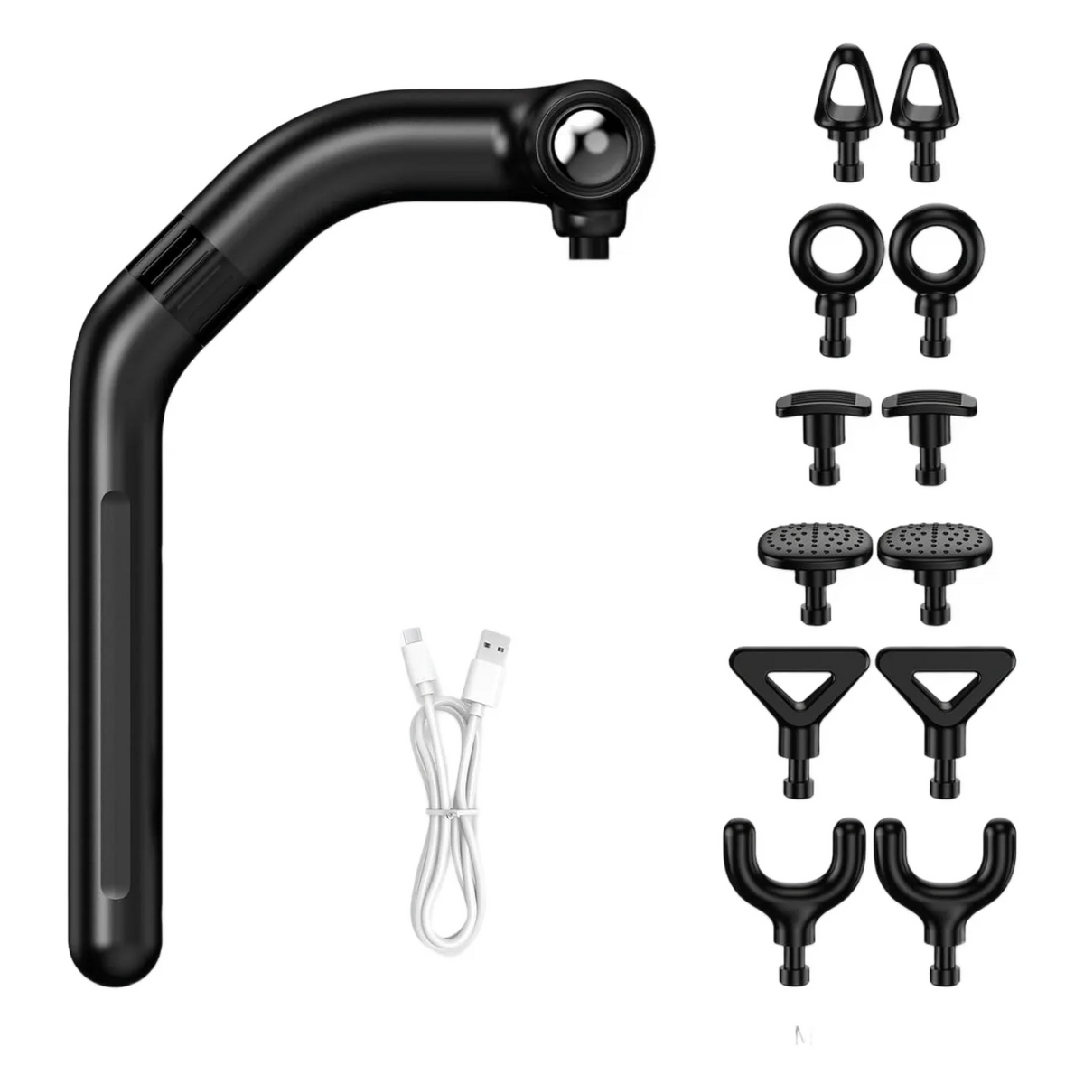 Dual-Head Handheld Percussion Muscle Massager