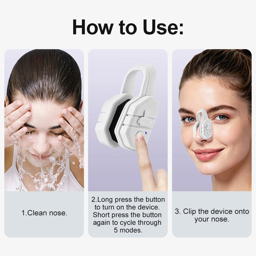 EMS Electric Nose Shaping and Lifting Massager Clip - 15