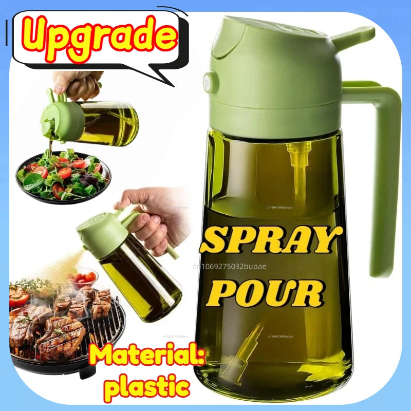 2-in-1 Kitchen Oil Dispenser and Spray Bottle