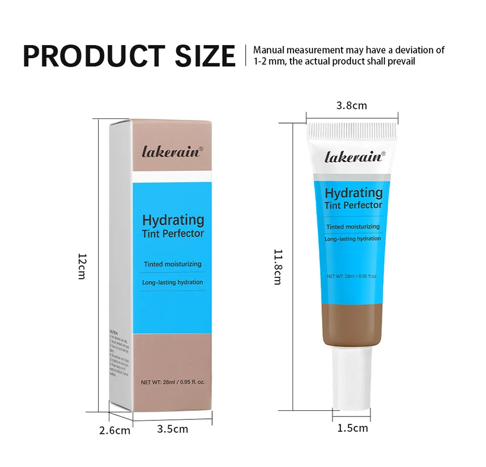 Hydrating Tinted Moisturizer and Face Foundation Cream