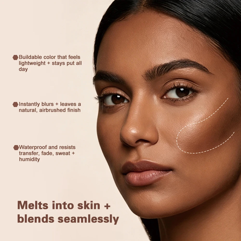 Cream Mousse Contour Bronzer for Seamless Sculpting